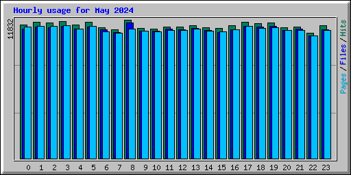 Hourly usage for May 2024